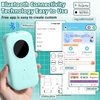 Phomemo D30 Label Maker Machine with Tape, Bluetooth Thermal Mini Label Printer for Storage, Barcode, Mailing, Office Supplies, Home, Organizing Storage,Small Portable Sticker Maker, Green