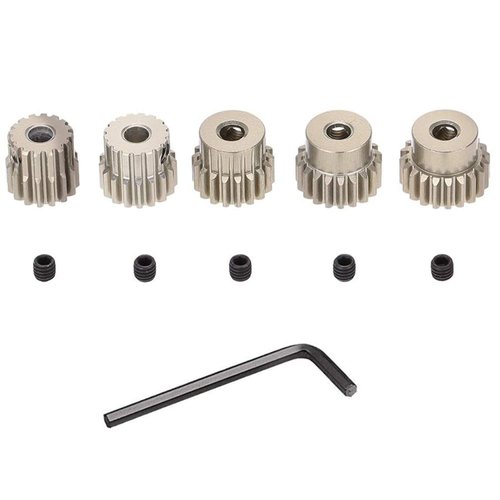 Globact 48DP 3.175mm 16T 17T 18T 19T 20T Pinion Motor Gear for 1/10 RC Car Brushed Brushless Motor