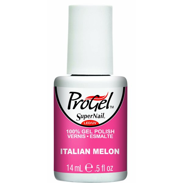 Supernail Gel Polish for Nails, Italian Melon Creme, 0.5 Fluid Ounce