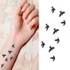 Arm Temporary Tattoos Art Sticker Waterproof Women Small Birds Fly