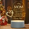 Gifts for Mom - Engraved Night Light, Mom Birthday Gifts, Mom Gifts from Daughter Son on Mothers Day Christmas, Night Lamp Present