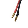 JFtech 2pcs T-Plug Male Deans Style Connector to 4.0mm Bullet Banana Plug Battery Charge Lead Cable Adapter 150mm 14AWG Wire for RC RC Airplane Model Quadcopter