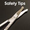 Effenfine Hair Scissors for Trimming - Safely Trim Nose Ears Eyebrows Mustaches and Beards, German Stainless Steel Scissors with Safety Tips