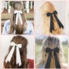 Hair Ribbon,Hair Bows for Women Long Soild Satin Ribbon for Hair, Coquette Accessories Hair Clips (Color 2)