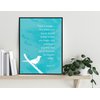 To Kill a Mockingbird Real Courage Harper Lee Quote Poster. Fine Art Paper, Laminated, or Framed. Multiple Sizes Available.