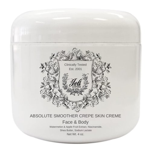 Joli Absolute Smoother Crepe Skin Crème - Anti aging cream for Body, Moisturizer with Formula of Niacinamide, Shea Butter & Sodium Lactate to Treat Crepe - 4oz