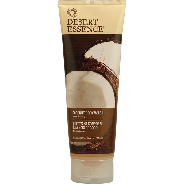 Desert Essence: Organics Body Care Refreshing Body Wash, Coconut 8 oz (6 pack)