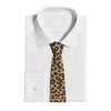 TUFOSERY Leopard Print Mens Tie Men's Novelty Printed Necktie Formal Party Wedding Gift Ties for Men