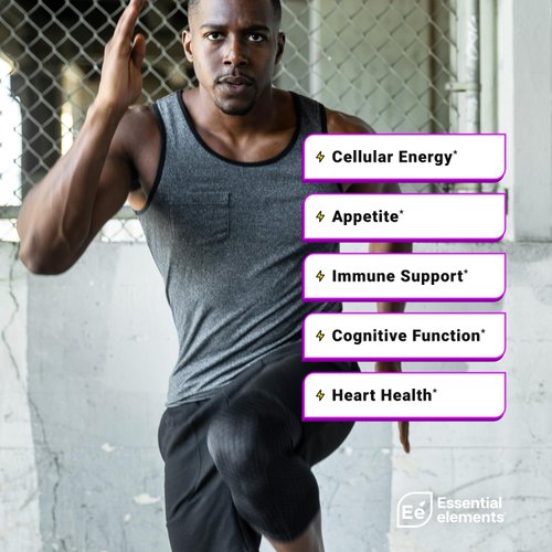 Essential Elements Apple Cider Vinegar Gummies from The Mother - Naturally-Sourced, Vegan ACV with Folic Acid and Vitamin B6 & B12 (2 Pack)