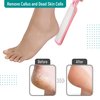Slick- Foot File Callus Remover, Pink, Foot Scraper for Dead Skin, Foot Scrubber, Foot Rasp, Heel Scraper, Foot Grater for Dead Skin, Callus Remover for Feet, Foot File, Foot Callus Remover