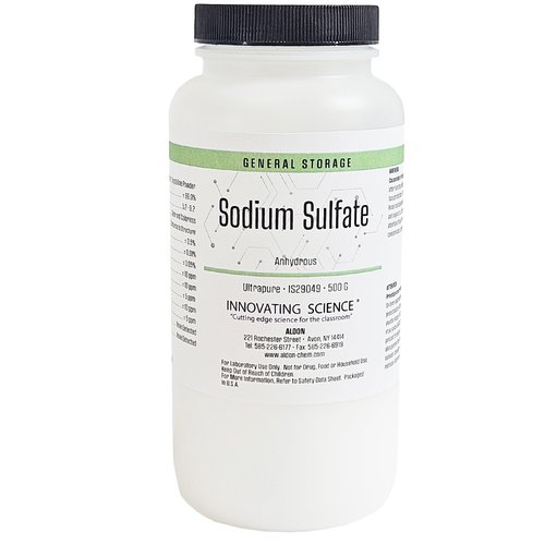 Innovating Science Ultrapure Sodium Sulfate, 500g | High-Purity Crystalline Powder for Laboratory & Biochemical Applications | Greater Than or Equal to 99.0% Purity | RNase & DNase Free