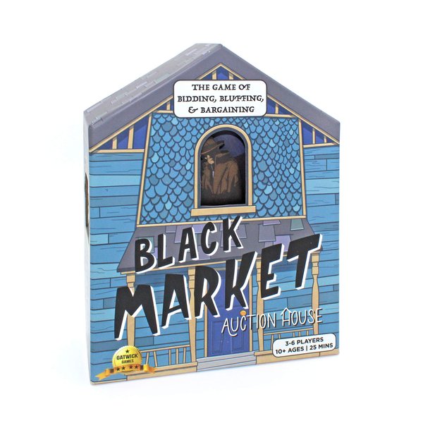 Black Market Auction House - A Game of Bidding, Bluffing & Bargaining, Adult Games for Game Night and Strategy Games for Adults and Family Night, Board Games for Teens