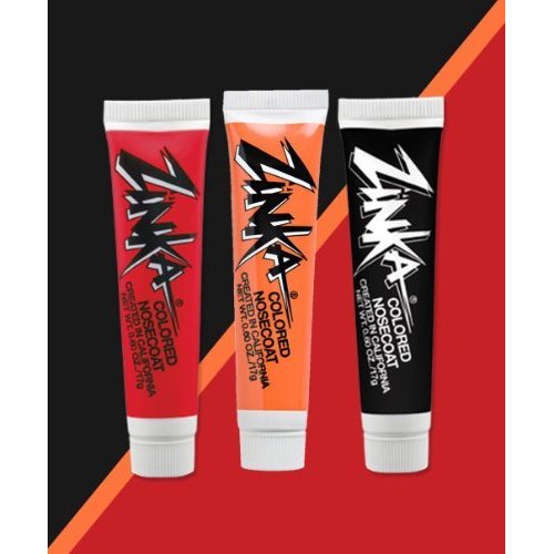 Zinka Team Face Paint and Sun Block - Miami - Red/Black/Orange
