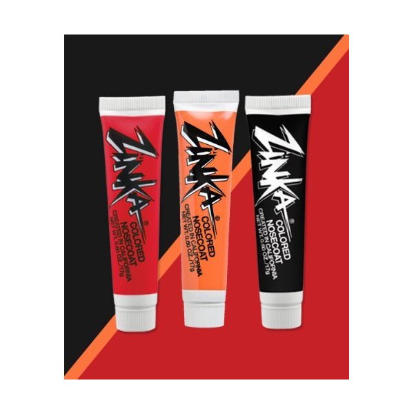 Zinka Team Face Paint and Sun Block - Miami - Red/Black/Orange