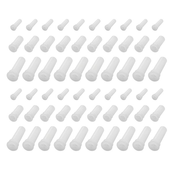 Create idea 150pcs 3 Sizes White Pet Toy Balls Replacement Squeakers Whistle Funny Durable Plastic BB Toy Accessories Squeaker Pet Toy for Baby