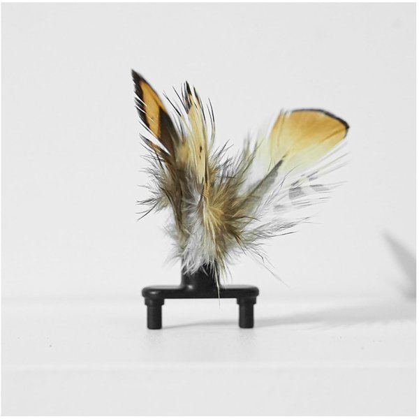 CUTIE PAW PAL Humble-Bee Replacement Feather Tail Set, Black Base, Set of 3, Feather Tails for Bumblebee Style Toy Car