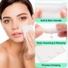 Noverlife 444PCS Makeup Cotton Pads, Facial Eye Makeup Remover Pads, Natural Premium Square Cotton Puff, Double-Side Save Water Soft Gentle Makeup Tools