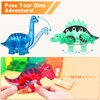 Magnetic Tiles Dinosaurs Toys for Kids 3-5, Magnet Eggs Dinosaur Animals Construction Tile for Toddlers Ages 5-7, Building Blocks for Boys Girls Ages 4-8 8-12 Year Old