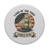Land of the Free Since 1776 Patriotic US Flag Retro Sailboat PopSockets Adhesive PopGrip