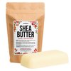 Naturally Refined Shea Butter for Hair and Dry Skin | Unscented, 100% Pure | Skin Moisturizer for Face and Body | for DIY Whipped Lotion, Body Butter, Soap Making and Lip Balm | 8 oz Bar