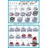 Hisgeru Christmas Building Blocks Compatible for Lego Christmas Snowman Micro Blocks Stacking New Toys Holiday Present Box New Year Gifts for Kids 6-12 Years Old Boys and Girls(Snowman)