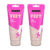 Freeman Flirty Feet Hydrating Foot Lotion, Peppermint and Plum, 5.3 Fl Oz, Pack of 2