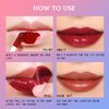 SWETIYOU Peel Off Lip Stain, Long Lasting Waterproof and Transfer Proof Lip Tint, Matte Finish Peel Off Lip Stain, Non-stick Cup Peel Off Lipstick Lip Makeup for Women Girls