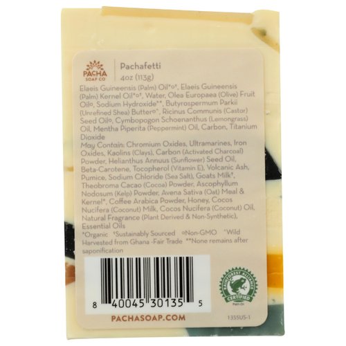 PACHA SOAP Pachafetti Bar Soap, 4 OZ