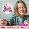Sewing Kit for Kids Beginner – Portable Sewing Kit for Kids Ages 8-12 - Make Your Own Animal & Unicorn Purse, Educational DIY Arts & Crafts, Learn to Sew Kit Box, Birthday Gifts for Girls & Boys