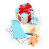 Melissa & Doug Wooden Surprise Gift Box Infant Toy (5 Pieces) Baby Toy Gift Set, Tactile Sensory Toy for Babies and Toddlers - FSC-Certified Materials