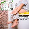 Dinosaur Potty Trainning Sticker Chart for Toddlers Boys Girls, 20 Potty Training Chart with 432 Stickers & 1 Routine Card - B09