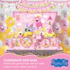 Treasures Gifted Princess Peppa Pig Banner - Peppa Pig Birthday Banner - Officially Licensed Peppa Pig Party Decorations - Peppa Pig Birthday Party Supplies - Peppa Pig Birthday Decorations
