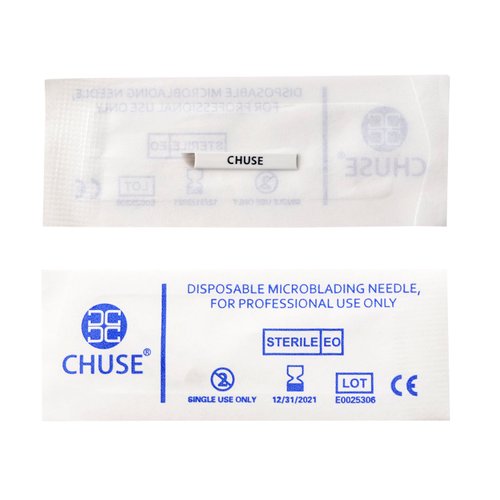 Chuse S12 50pcs Permanent Makeup Manual Eyebrow Tattoo Needle Microblading 12 Sloped Needles