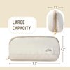 Mr. Pen- School Pencil Case, Cream, Pencil Pouch, Pen Case, Pen Pouch, Back to School Supplies