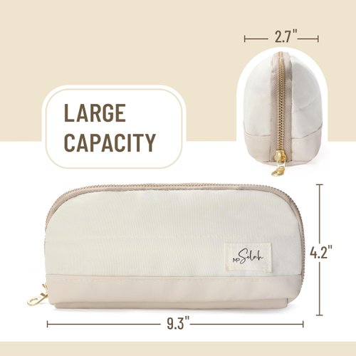 Mr. Pen- School Pencil Case, Cream, Pencil Pouch, Pen Case, Pen Pouch, Back to School Supplies