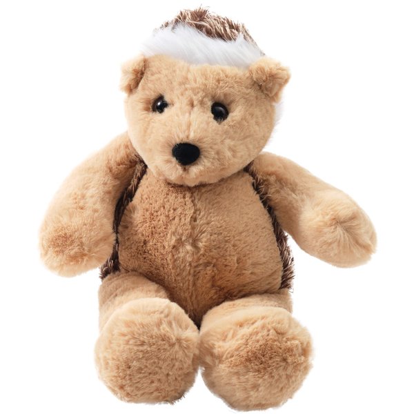 Bearington Hedgehog Stuffed Animal: Tan and Brown Ultra-Plush Faux-Fur, Premium Fill, Hand-Sewn Details; Perfect Birthday for Nature Fans and Kids of All Ages; 15 inches (Hyde Hedgehog)