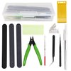 binifiMux 17pcs Basic Model Tools Set Modeler Building Kit for Gundam Car Model Assemble Building