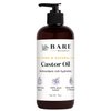 Bare Botanics Pure Castor Oil 16oz | 100% Pure & Natural Castor Oil for Hair & Dry Skin | Castor Body Oil for Massage | Vegan Cruelty-Free and GMO-Free