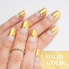 PrettyDiva Nail Powder Gold Chrome Nail Powder Chrome Powder Nail Art Solid Nail Art Powders for Nails