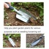 Garden Trowel & Hand Wide Shovel Pointed with Soft Rubberized Non-Slip Ergonomic Handle for Planting, Transplanting, Weeding, Moving and Smoothing Soil - Gardening Gift (Style 1)