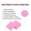 1800 PCS Lint Free Nail Wipes, Gel Nail Polish Remover Wipes, Absorbent Soft Non-woven Fabric Nail Cleaning Pads Lash Glue Wipes Cleaning Pads, Eyelash Extension Glue Wipes for Lash Extension Supplies