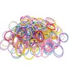 Aeyistry 200 Pcs Colorful Tiny Elastic Hair Bands Rope No Crease Ponytail Holders,for Baby Girls Infants Toddlers Hair Bands Elastic Ponytail Holder