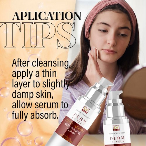 (3 Pack) Derm Le Veux, Derm La Veux, Derm Le Veu, Derm Leveux Serum, Derma Le Veux Serum, Derm Le Veux Face Cream, Veur, Veus, Dermlevue Serum, Derm Le Veux Deluxe Serum, Derma La Veux, 3 Bottles