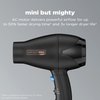 INFINITIPRO BY CONAIR Travel Hair Dryer, Mighty Mini Compact Lightweight Professional AC Motor Hair Dryer