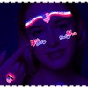 10Sheets 4th of July Glitter Face Temporary Tattoo Stickers Independence Day Glow in The Dark Red White Blue USA Flag Star Heart Eye Body Makeup Decals for Women Girls Costume Parade Party Decor