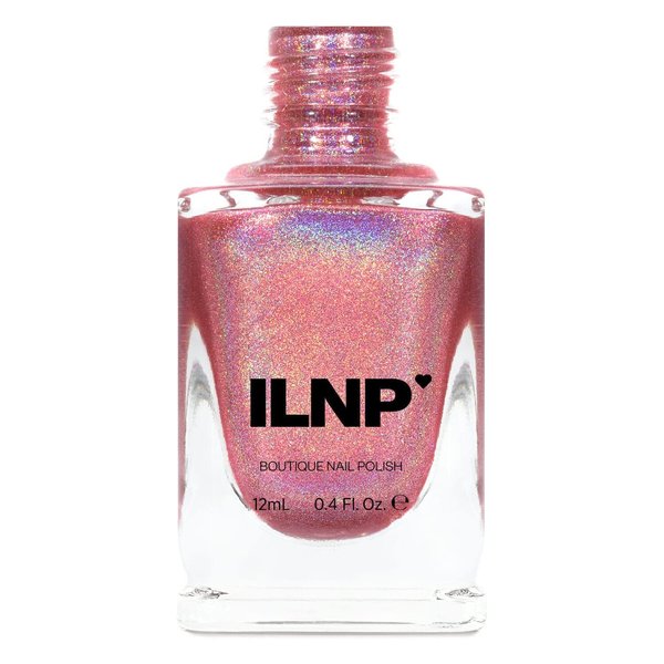 ILNP Kiss And Tell - Vivid Pink Ultra Holographic Nail Polish