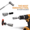 Universal Socket Tools Gifts for Men: Fathers Day Birthday Gift for Dad Husband Him Women 1/4"-3/4"(7-19mm) Super Socket Set Impact Power Drill Adapter Unique Cool Gadgets