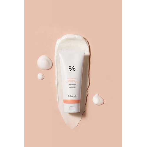 Dr.Ceuracle 5 Alpha Control Cleansing FoamㅣRedness Treatment Face Wash with 0.5% Salicylic AcidㅣKorean Dermatology ProductㅣSebum Control , Pore Cleansing for Acne Prone SkinㅣCentella Asiatica(CICA),