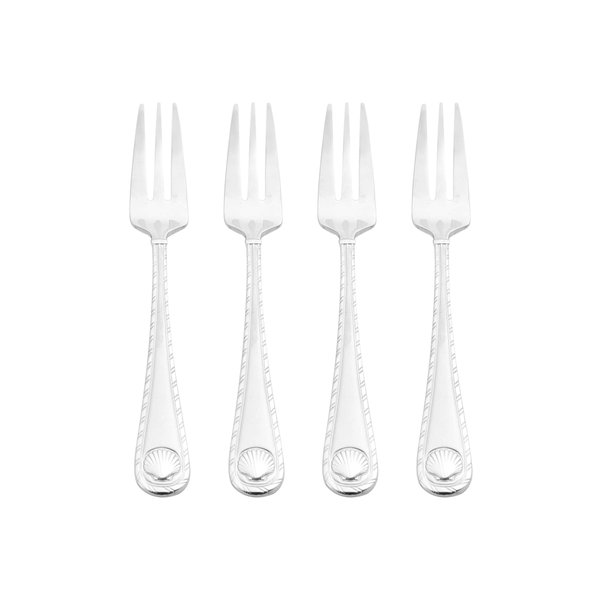 Towle Living Antigua Frost Cocktail Forks, Set Of 4, Stainless Steel