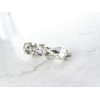 Generic Small crystal alligator hair clip for fine thin hair Set 2(Clip quantity: 2 clips)